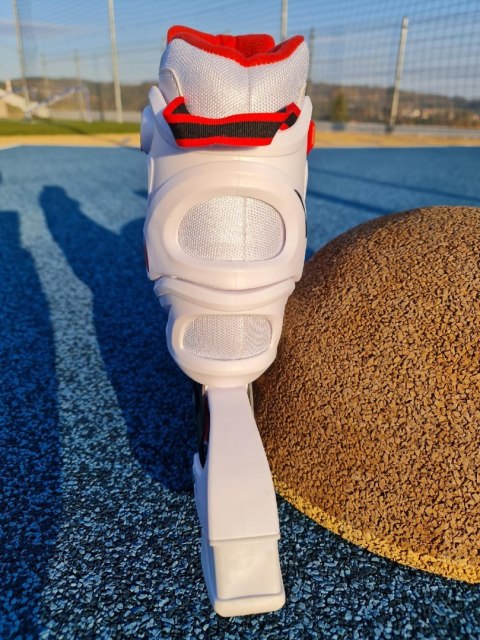 Białe Rolki Rekreacyjne – Kauczukowe Kółka roz. 40