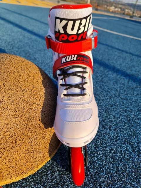 Białe Rolki Rekreacyjne – Kauczukowe Kółka roz. 40