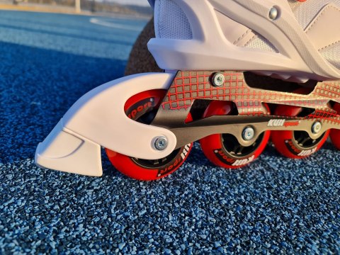 Białe Rolki Rekreacyjne – Kauczukowe Kółka roz. 41