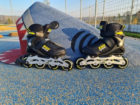 Czarne Rolki Rekreacyjne – Kauczukowe Kółka roz. 42